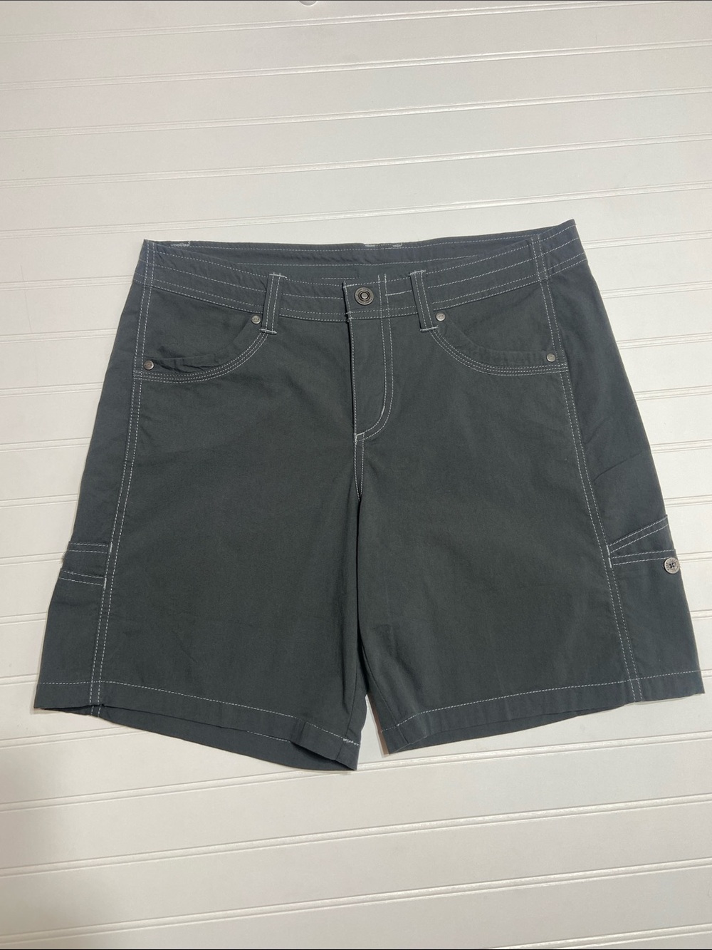 KÜHL Free Range Hiking Shorts Womans 10 Charcoal Tactical Gorpcore NWOT